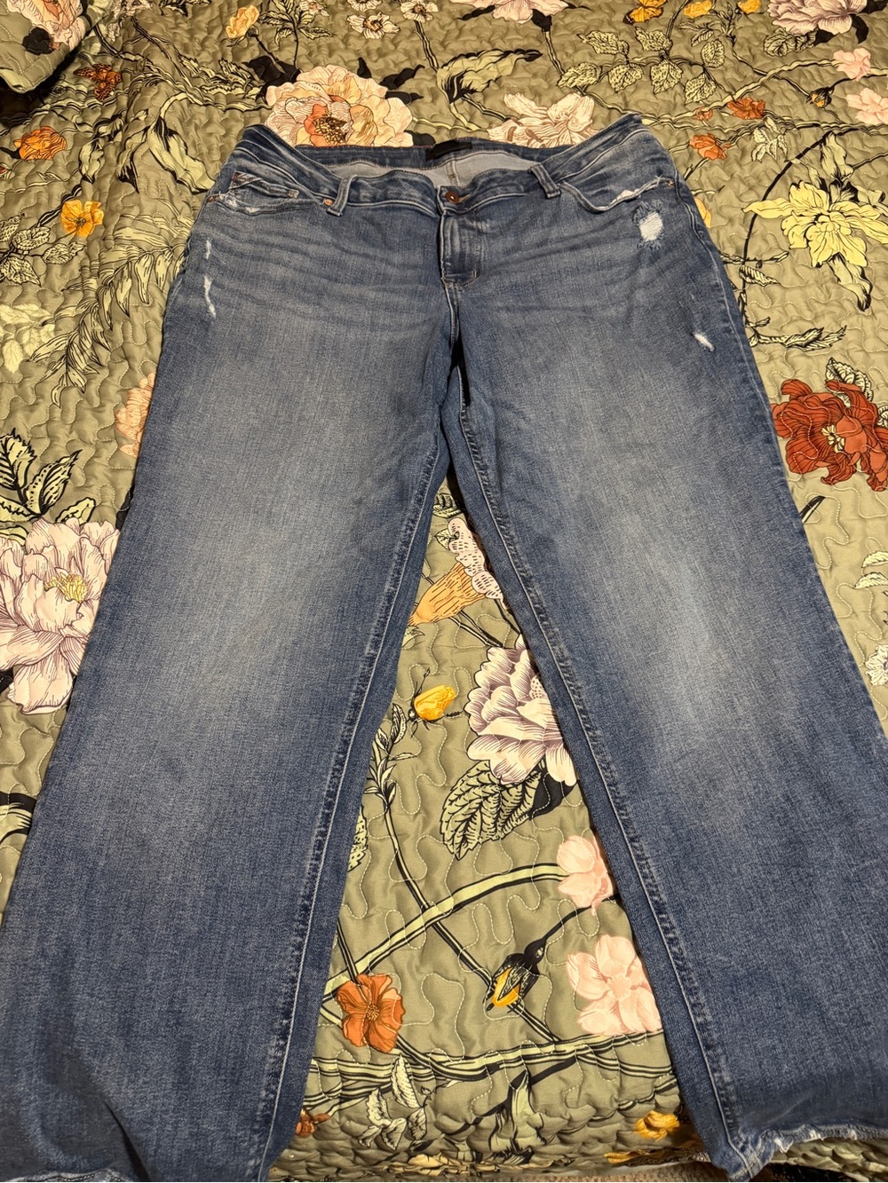 Women's Mid-Blue Straight Leg Jeans — Casual Everyday Fit